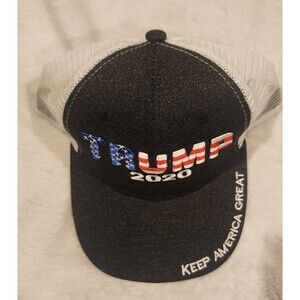 Trump 2020 Keep America Great  Trucker Baseball Cap Hat Embroidered Snap Back